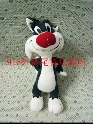 Warner Brothers Looney tus плюшевый Сильвестр кошка 34 см плюшевая мягкая большая кукла