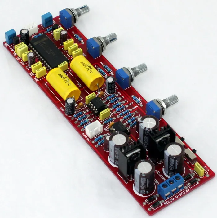

breeze audio LM4610 pre-ampliifer board NE5532 front-end boards tone plate volume Preamp mixer board for amplifier