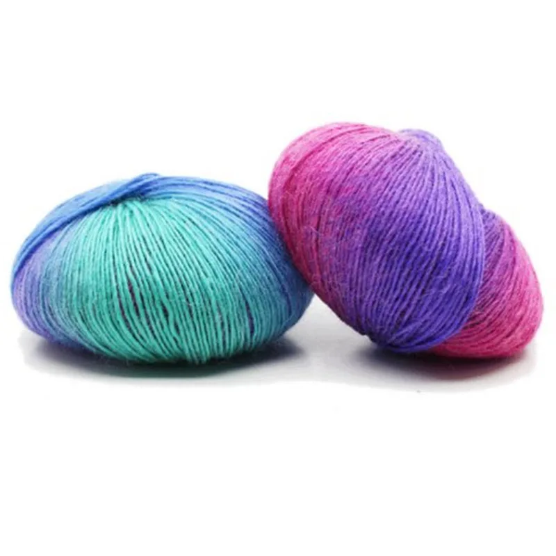 Art yarn crafting yarn wool locks weaving rainbow hand spun yarn chunky yarn