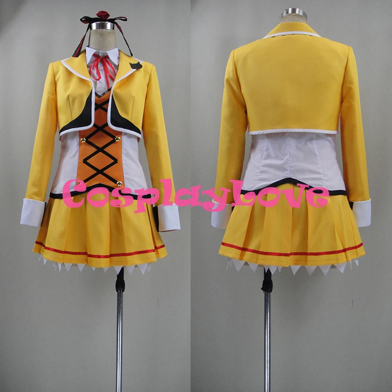 

New Custom Made Japanese Anime Love Live! The School Idol Movie Hoshizora Rin Cosplay Costume CosplayLove Halloween Christmas