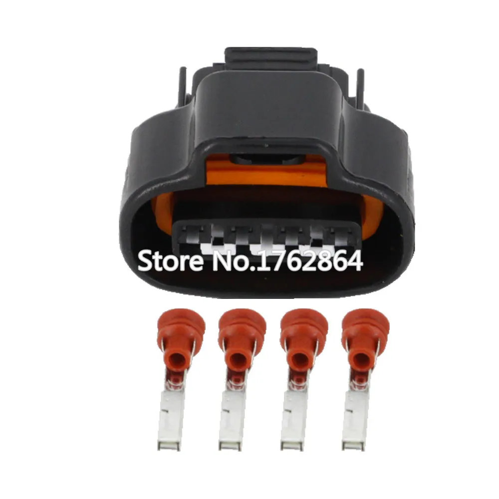 

DJ7041A-2.2-21 Distributor Crank 4 Pin Female Wire Connector TPS Boost Sensor Oval Ignition Coil Connector
