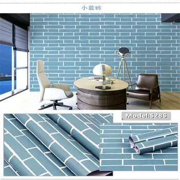 

Self-adhesive PVC wallpaper waterproof and environmentally friendly retro brick hotel home decoration dormitory bedroom decorati