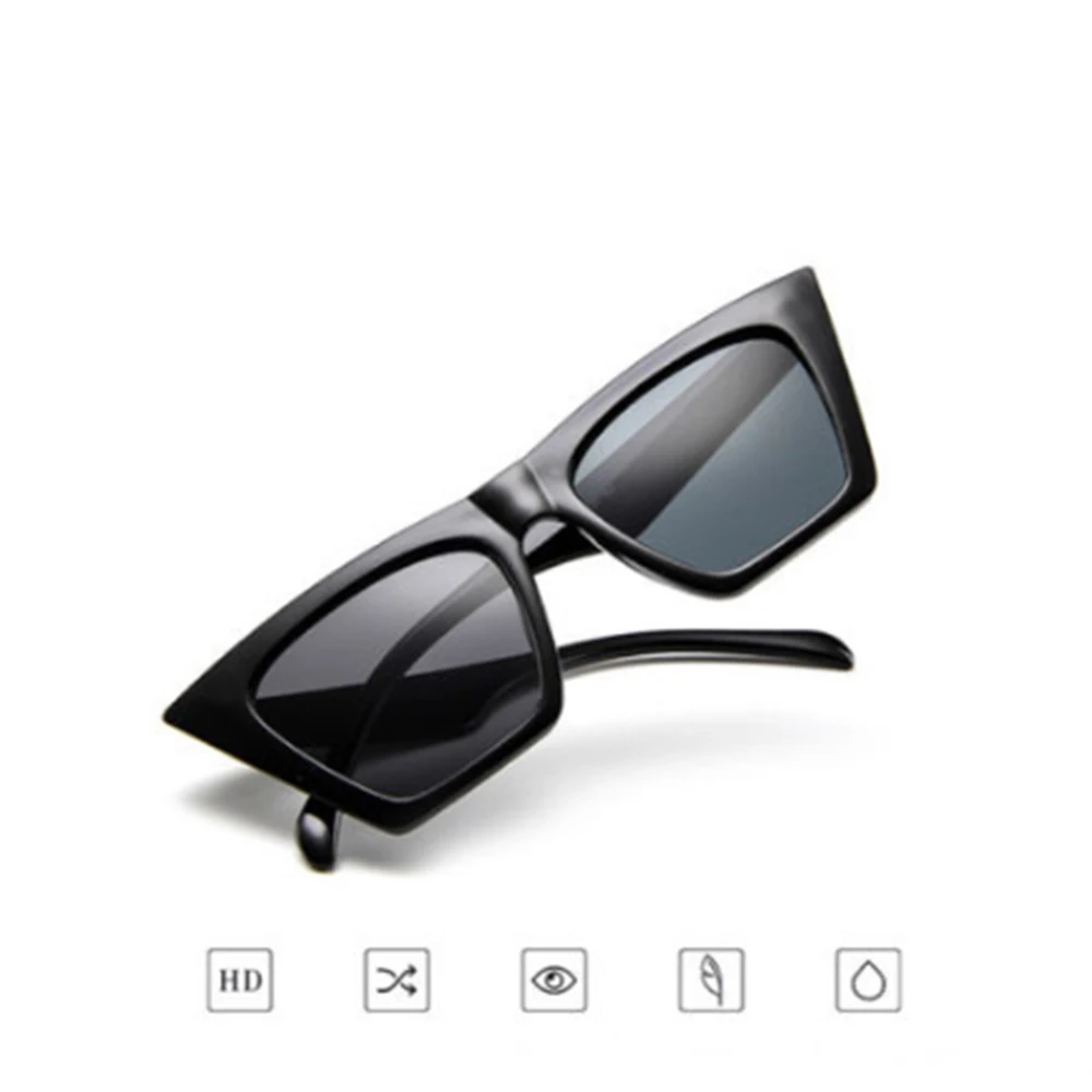 SEKINEW 1 шт. винтажные Ретро женские солнцезащитные очки кошачий Глаз Модные негабаритные очки популярные водительские очки