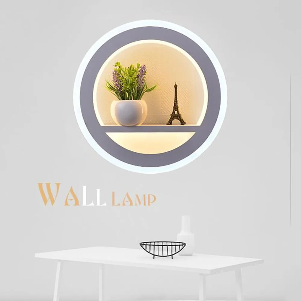 

18W Wall Lamp Dimmable Light with Flower Tower AC220V Segment 2.4G RF LED Wall Light for Bedroom Living Room