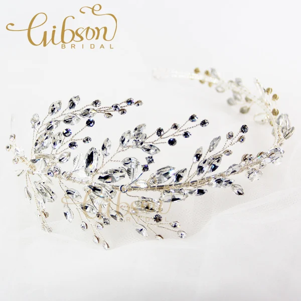 Free Shipping Wedding Dress Accessories Rhinestone Style Bridal Hairband Heapieces