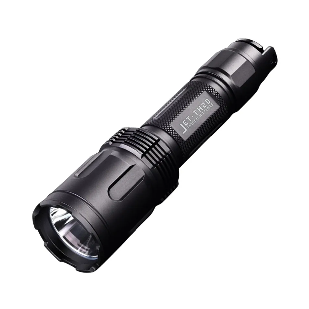 

Jetbeam TH20 Tactical Flashlight CREE XHP70.2 LEDs max 3450 lumen beam distance 320 meter torch with 18650 2600mAh battery