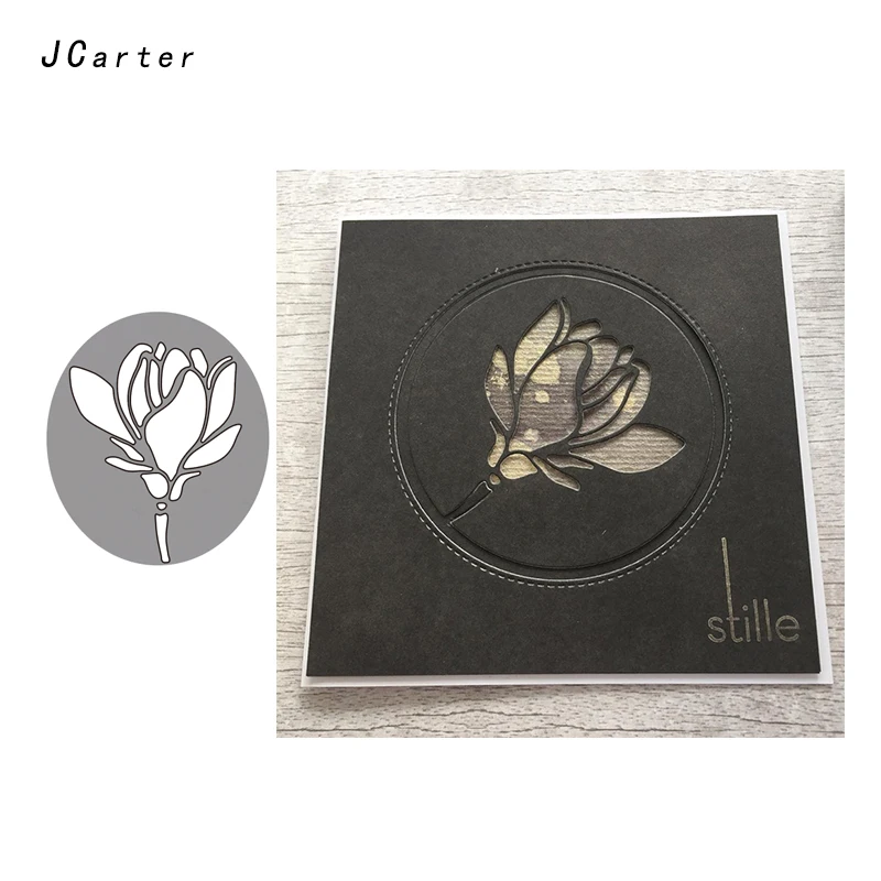 

JC Metal Cutting Dies for Scrapbooking Craft Dies Cut Blessing Flower Stencil Folder Paper Card Making Model Decoration 2019 Die