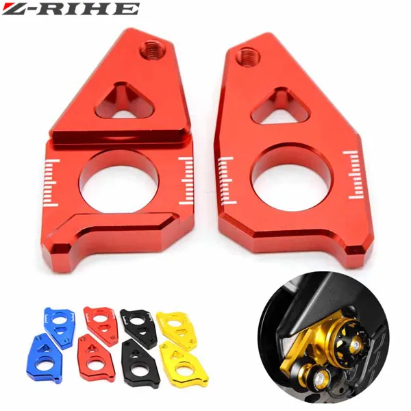 

motorcycle CNC screw of the Rear Axle of the motorcycle Chain Block adjustment for YAMAHA TMAX 530 FZ1 YZF R1 500 FZ8 2012-2015