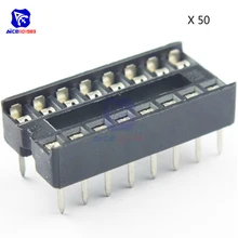 50 шт. 16pin 16-Pins 16 Pins 16 P DIP ИС адаптер припоя тип разъем DIY