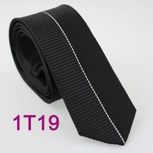 YIBEI Coachella полосатые черные галстуки Тонкий облегающий узкий мужской галстук ЖАККАРДОВЫЙ шерстяной из микрофибры Серебряный вертикальный полосатый Gravatas