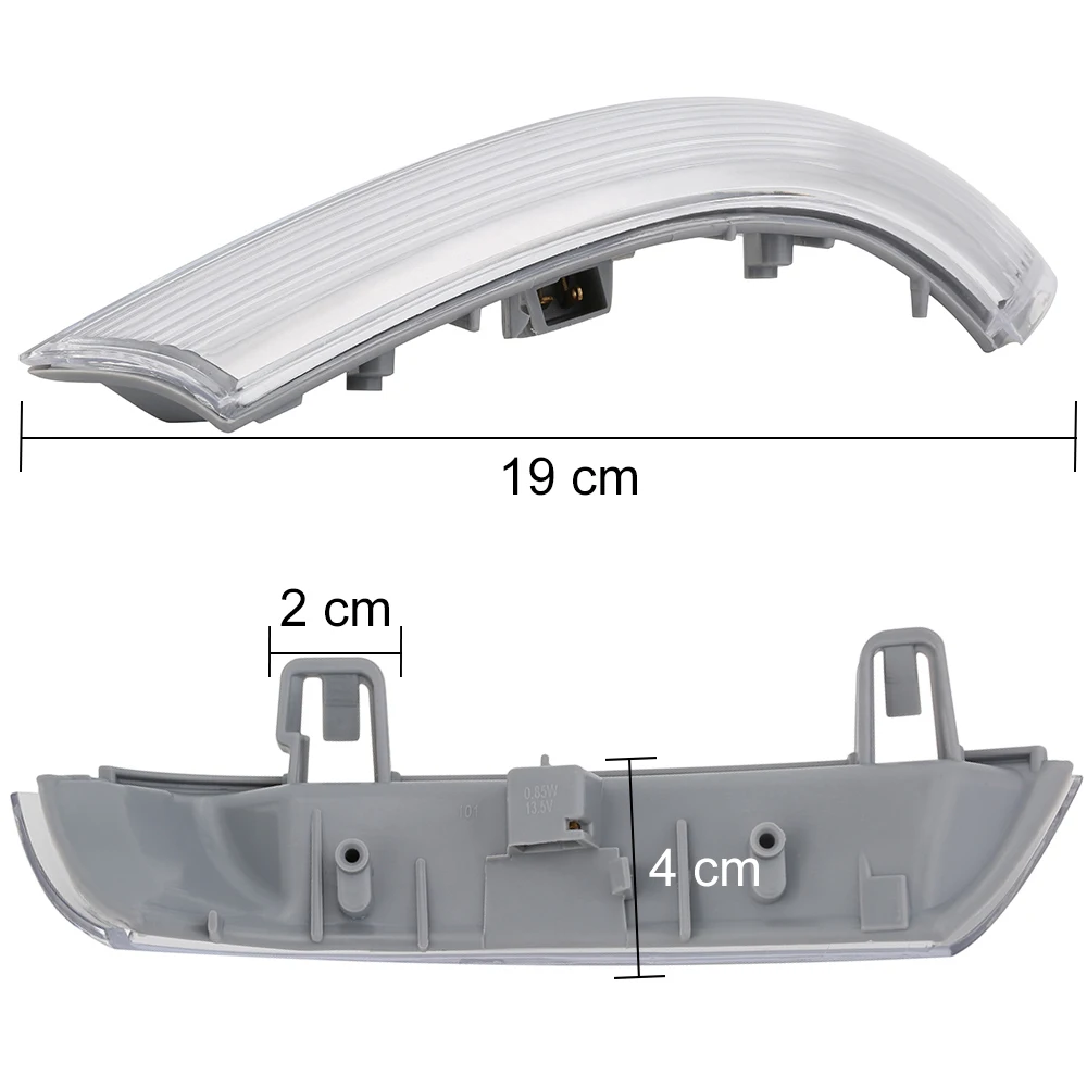 2 шт., зеркальный индикатор, указатель поворота, светильник с левой и правой стороны, сигнальная лампа для VW Golf GTI Jetta MK5 Passat, автомобильные аксессуары
