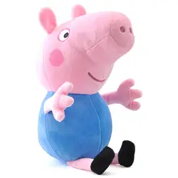 Оригинальный Peppa Pig George Peppa family 19 см Плюшевые игрушки Детские Куклы Мягкие игрушки подарки на день рождения для детей