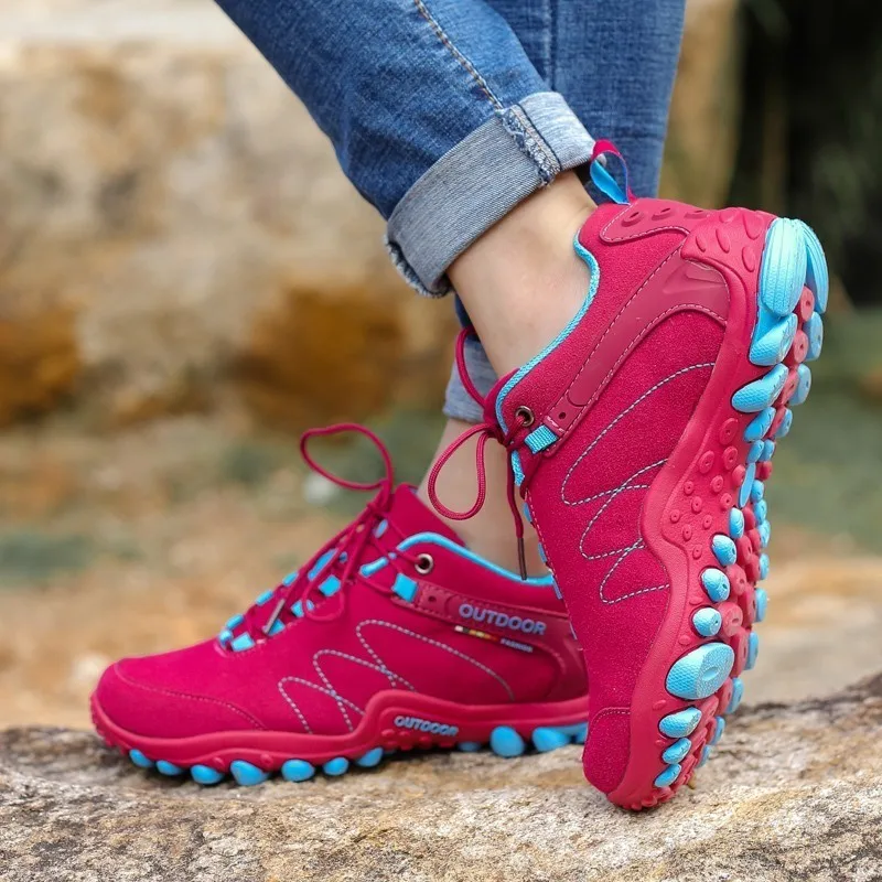 Outdoor Tactical Hiking Shoes Men Casual Wear Resisting Non-slip Sneakers Shoes Women Sneakers Climbing Trekking Sport Unisex