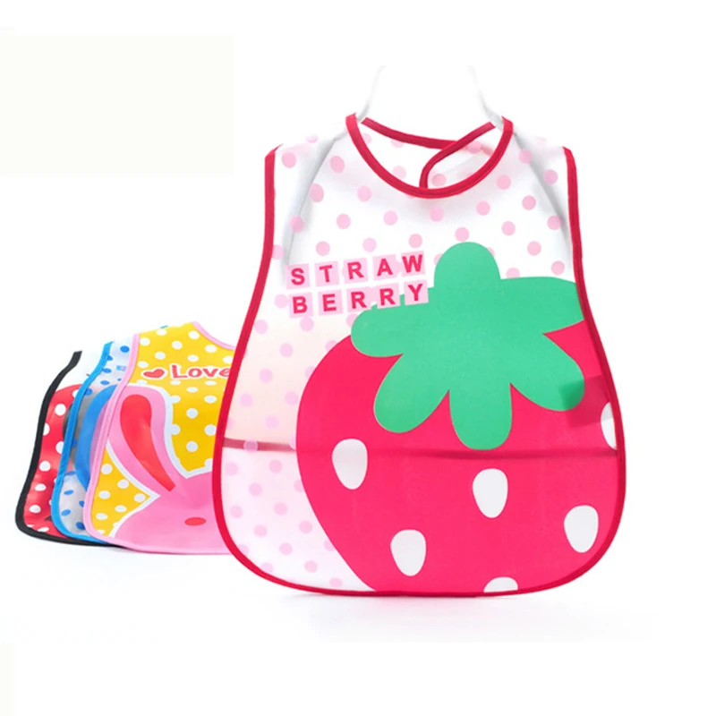 

Fashion Cartoon Baby Soft Bibs Waterproof Cartoon Bib Burp Cloths For Children Self Feeding Care