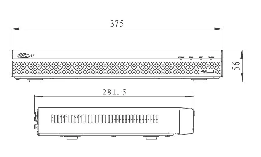 Сетевой видеорегистратор Dahua NVR 4 K H.265 H.264 видеорегистратор NVR5216-4KS2 16CH NVR5232-4KS2 32CH для IP Камера до 12Mp разрешение Tirpwire DVR