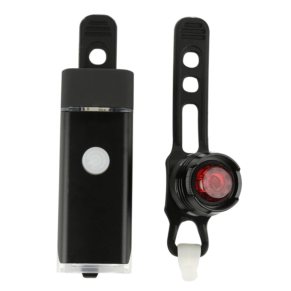 Cheap T6 LED Bicycle Light USB Charging Waterproof Safety Bike Headlight & Rechargeable Led Taillight LED Bicycle Accessories Kit 13