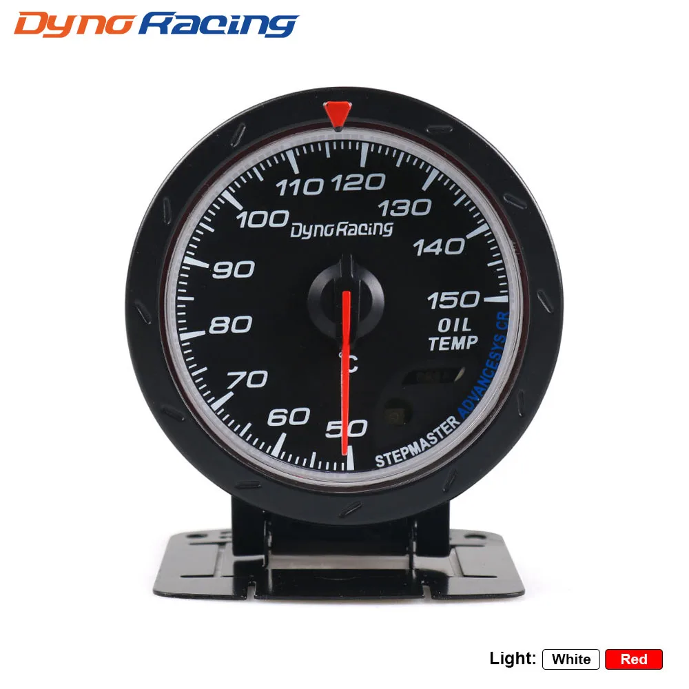 Dynoracing 60MM Car Oil Temperature Gauge Red &amp White Lighting 50- 150 Celsius Temp Meter with sensor BX101470 | Автомобили и