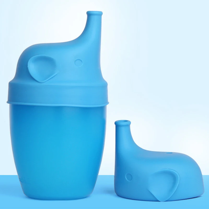 Elephant Baby Silica gel Insulation Cup Sleeve Infants Training Heat Insulation Cover Protection For Mugs  (3)