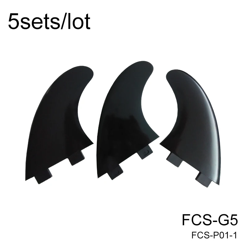 FCS плавники G5 Черный Пластиковый плавник для серфинга Quilhas 5 компл./лот доски