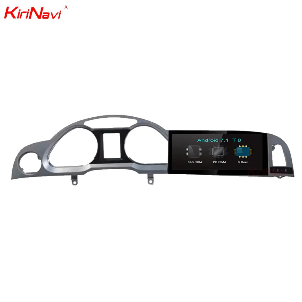 Flash Deal KiriNavi Android 7.1 Car Radio Gps For Audi A6 A6L Multimedia Car Android Navigation DVD Player 2005-2011 8 Core Bluetooth WiFi 1