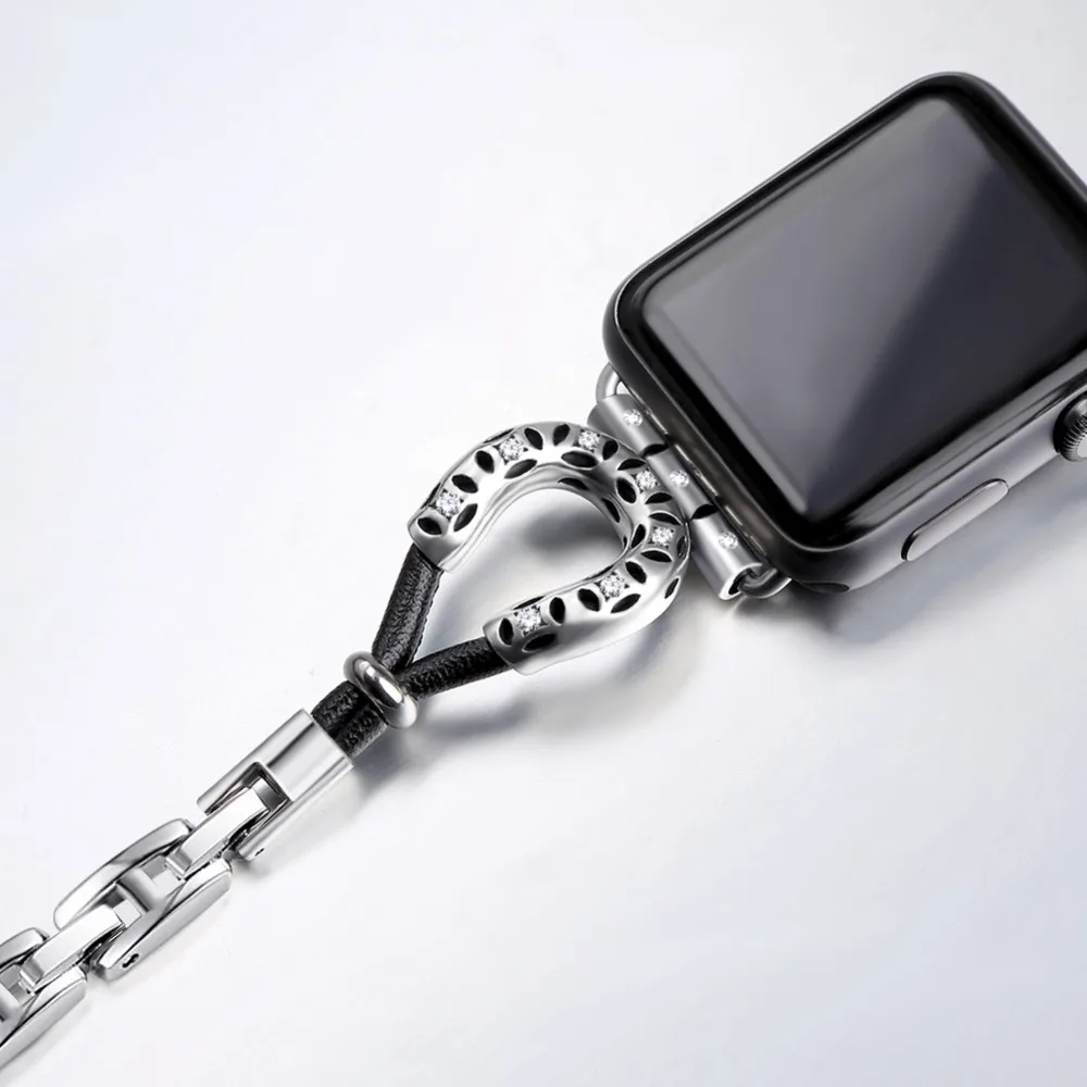 Ремешок диаметром 38 мм/42 мм для iWatch сменный Браслет из натуральной кожи с