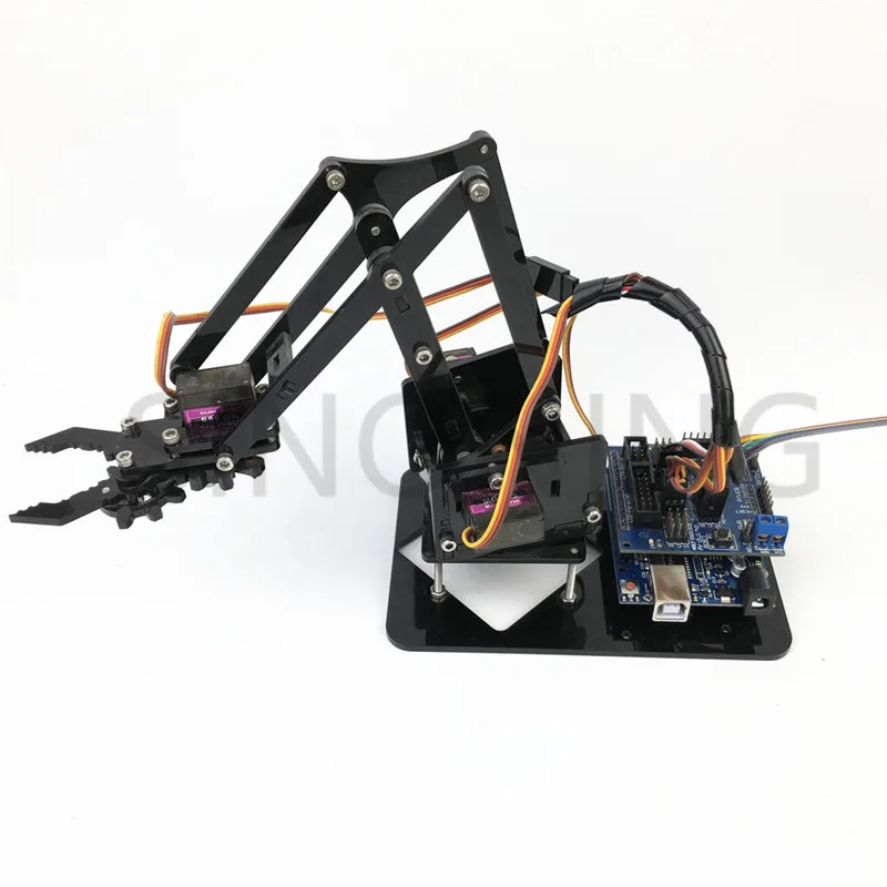 4DOF манипулятор arduino Роботизированный пульт дистанционного управления ps2 mg90s