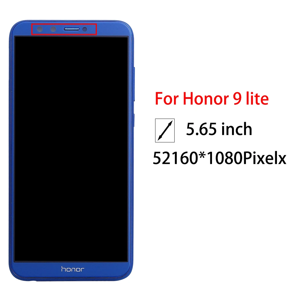 Оригинальный ЖК дисплей для HUAWEI Honor 9 Lite сменный сенсорный экран al10 tl10|Экраны