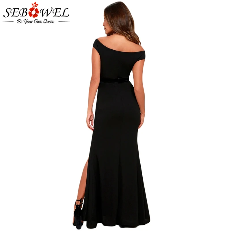 Black-Ballroom-Bound-Off-The-Shoulder-Maxi-Dress-LC611054-2-2 