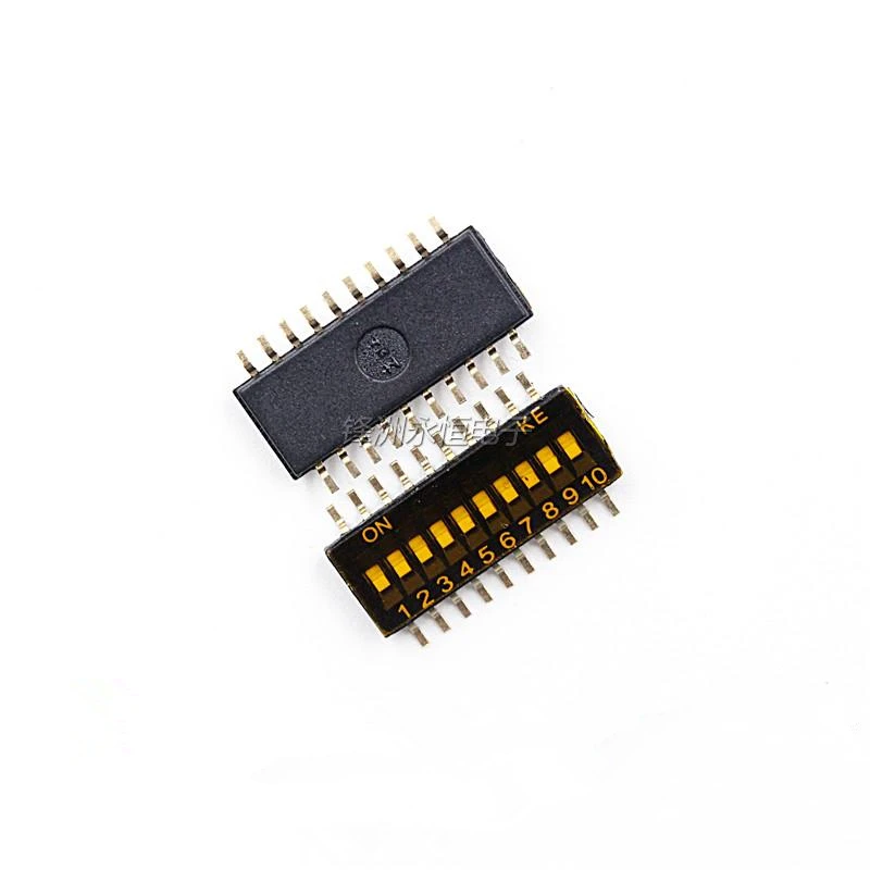10 шт./лот SMD 1 27 мм 10-битный DIP переключатель тумблер мм-10PIN DSHP10TSGER | Обустройство