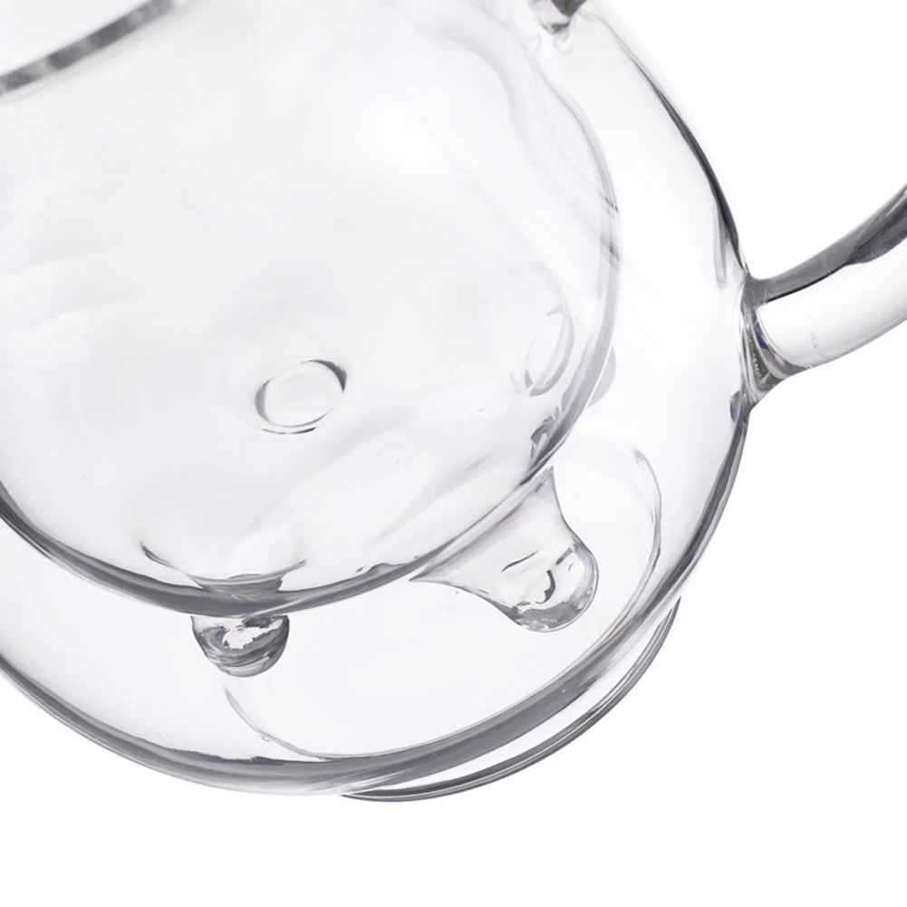 Креативная Милая корова двухслойная Изолированная стеклянная кружка Молочный Сок, кофе, чашки для питья чая 250 мл Сливочная чашка посуда для напитков с ручкой 2