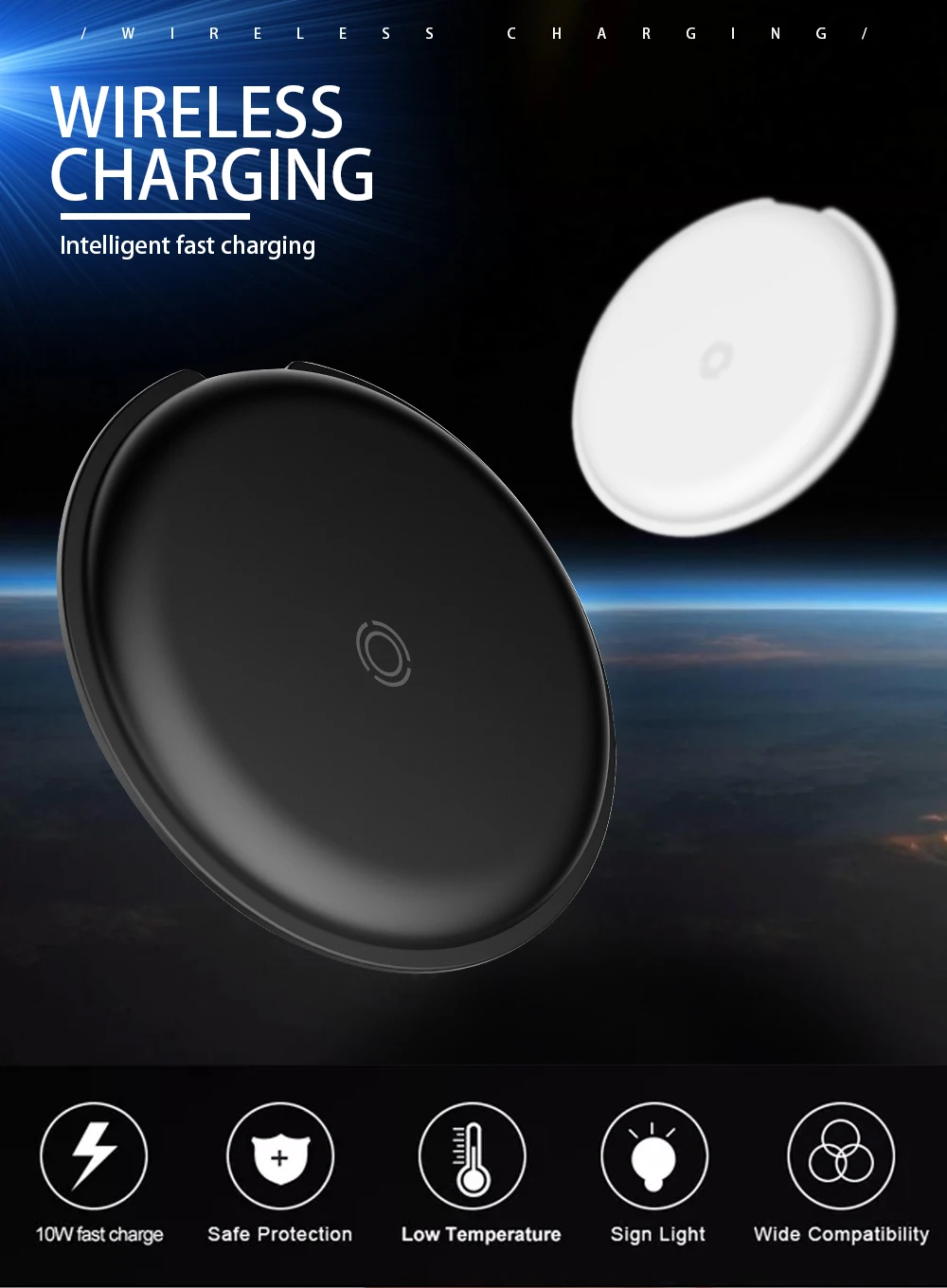 Portefeuille Qi Wireless Charger For Samsung Gaxary Note 9 S9 S8 S7 iphone 8 8Plus X  Xiaomi Mix 2S Induction Chargeur Accessory (1)