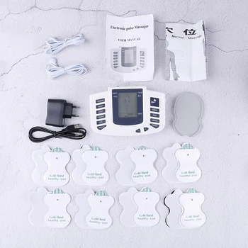 

Pulse tens Acupuncture +16pads JR309 new Russian or English button Electrical Stimulator Full Body Relax Muscle Therapy Massager