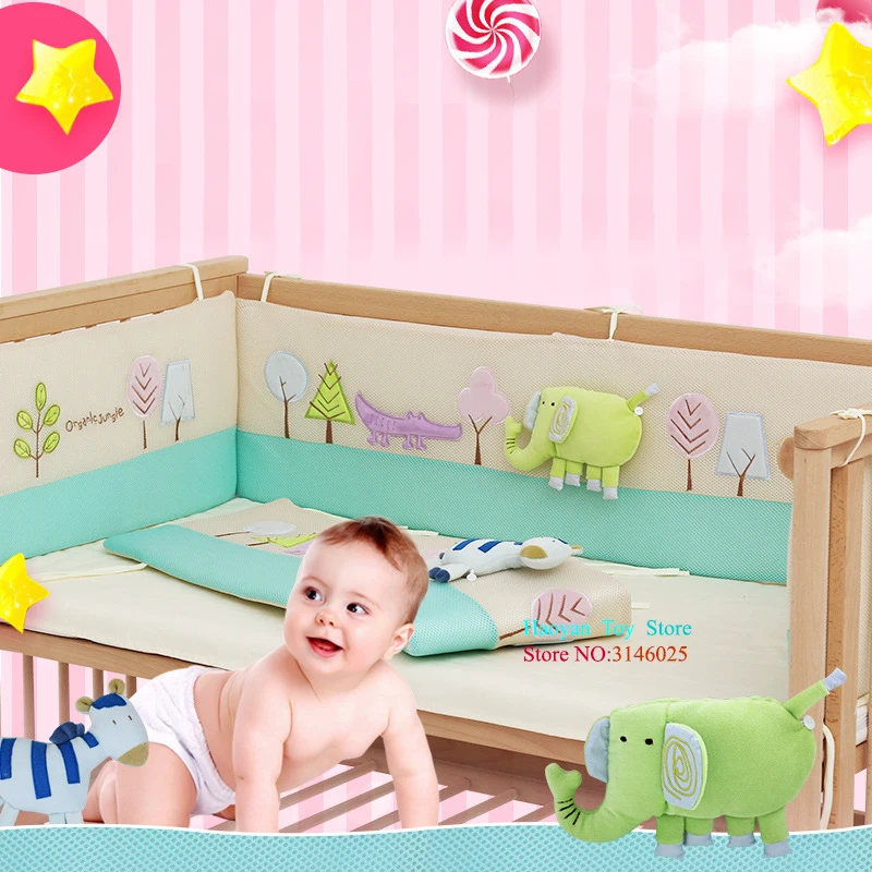 

Organizer Bumper Sheet Kit Berco 3D Cartoon Sound Baby Nursery 5pcs Set Baby Bedding Curtain Berco Crib Bumper Baby Bed Set