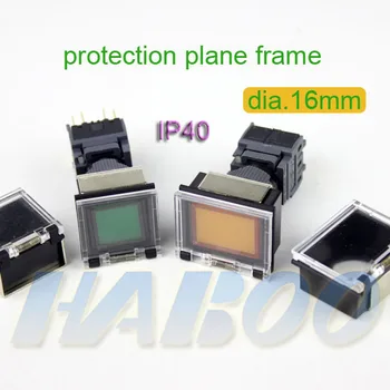 

20pcs/lot HABOO series protection plane frame for dia.16mm push button switch IP40 protection frame