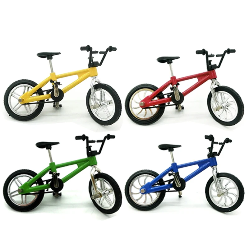 Мини Сплав палец BMX велосипедный ящик комплект Флик Трикс Finger Bikes инструмент игрушки BMX модель велосипеда TechDeck гаджеты Новинка кляп детские игрушки