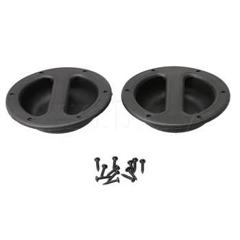 

Yibuy 15x3.8cm Black Plastic Replacement Heavy Duty Recessed Handle for Guitar Amp Cabinet Speaker Pack of 2