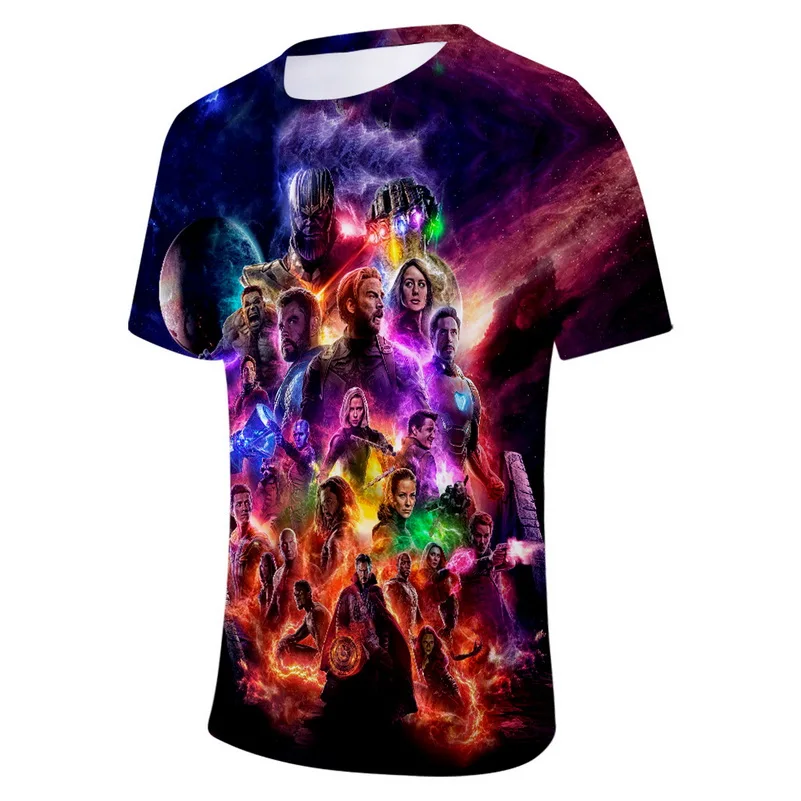 Marvel T Shirt The Avengers Endgame Short Sleeve Quantum Warfare Men/Women 3d Print funny t shirts camiseta Casual 2019 new Tops