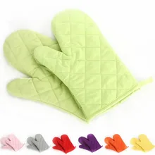 1 пара Кухня повар пекарь утепленная стеганая термостойкие перчатки теплоизолирующая подкладка Пособия по кулинарии инструменты прихватка Microondas прихватка ELB 202