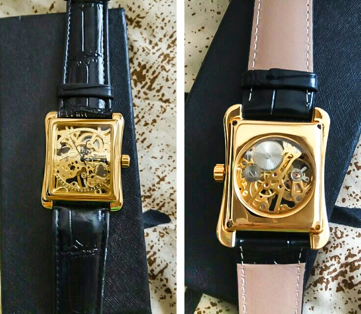 HTB1pUP1o5CYBuNkHFCcq6AHtVXaW Winner 2017 Retro Casual Series Rectangle Dial Design Golden Pattern Hollow Skeleton Watch Men Watch Top Brand Luxury Mechanical