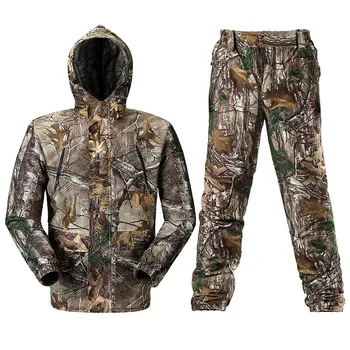 Breathable Bionic Camouflage Hunting Clothing Hunting Ghillie Suit Camouflage Hunting Jacket Pants Hunting Suit Hunter Uniform breathable jungle bionic camo clothes wild hunting suits for hunter oem factory