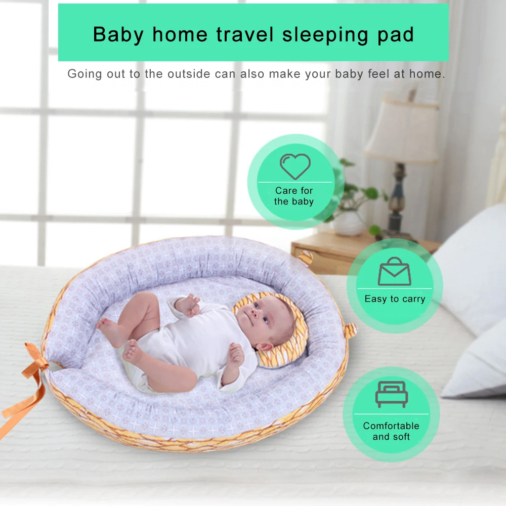 High quality plush crib sleeping pad soft and comfortable portable home