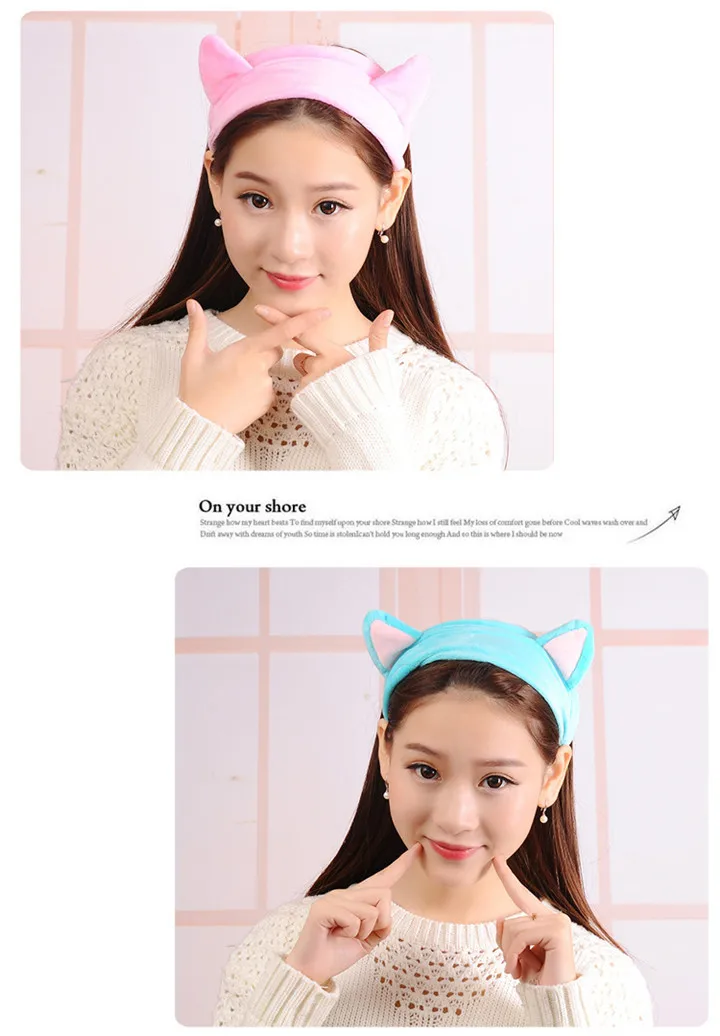 4  Bohemian Head Wrap Cat Ears Hair band Women Hair Accessories Lady Hairband Headwear Knot Baby Headband Girls Headband