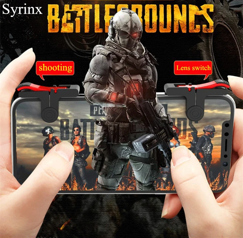 Телефон L1R1 ручка с джойстиком/триггером L1r1 пожарные кнопки для iPhone X 7 8 Мобильные телефоны Android IOS геймпад для Pubg держатель контроллера Телефон L1R1 ручка с джойстиком/триггером L1r1 пожарные кнопки для iPhone X 7 8 Мобильные телефоны Android IOS геймпад для Pubg держатель контроллера