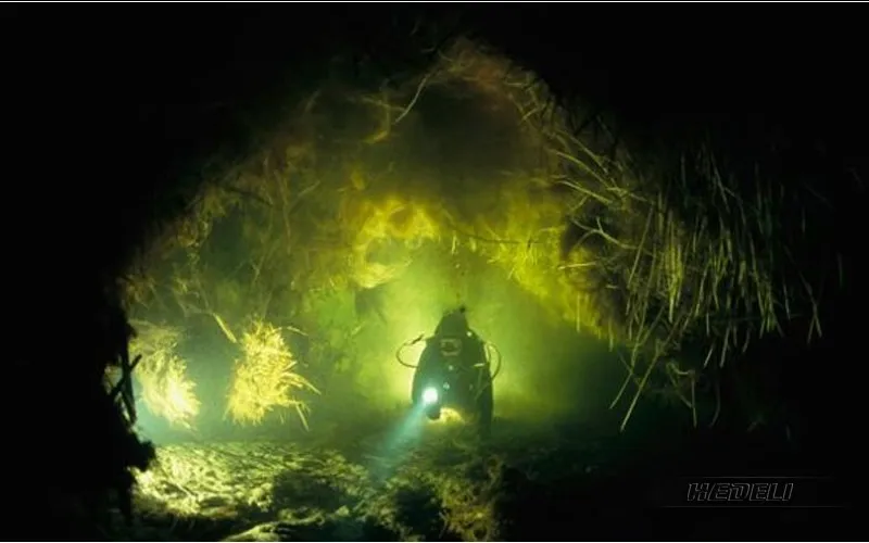 100 м подводные фонари лампы Подводное led фонарик перезаряжаемый 26650or18650 батарея cree xm l2 водонепроницаемый 5000 люмен