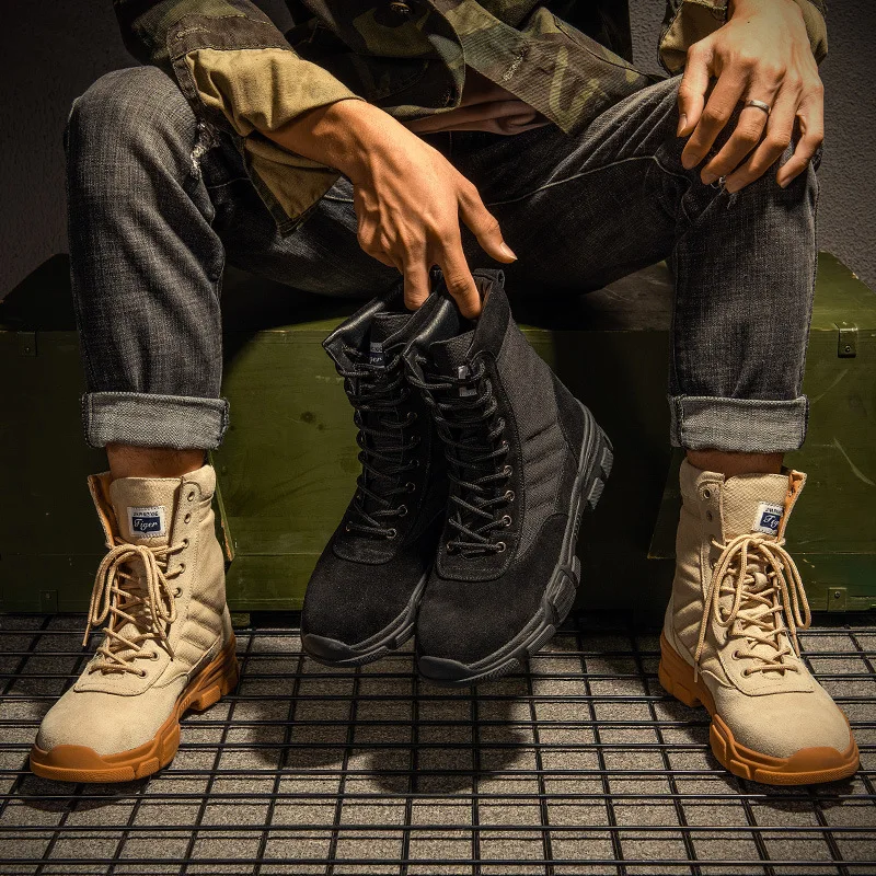 À Ao 44 Exército De Ar oposição Tamanho Botas Livre slip Água 1 Genuíno D' Couro Trabalho 2 Grande Desgaste Mens 38 Prova Do Não Homens E7TWwAqTO