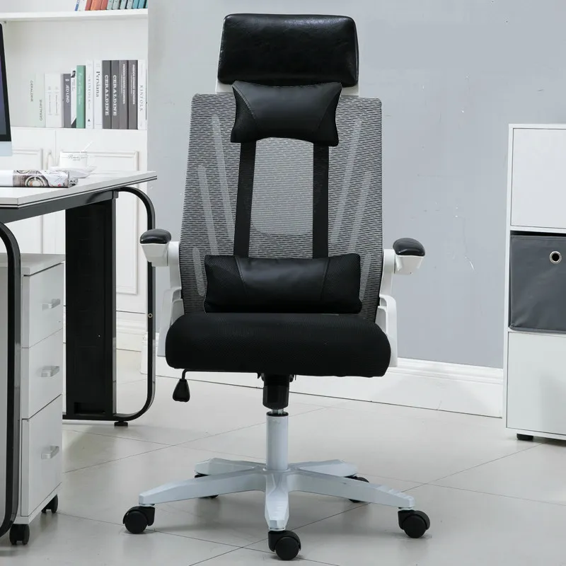 

Simple Style Office Reclining Chair Lifted Mesh Cloth Breathable Household Computer Chair Multi-function Gaming Swivel Chair