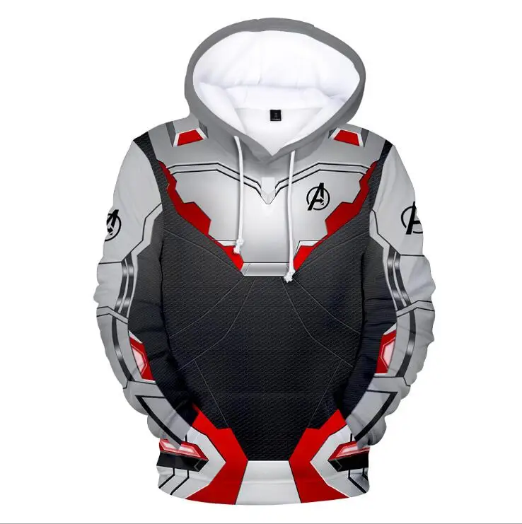 Avengers Endgame Oversized Hoodie Men Advanced Tech 3D Print Hooded Mens Hoodies and Sweatshirts Streetwear Male Pullover Tops