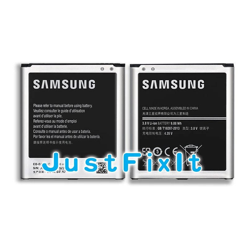 Оригинальная замена Батарея EB B220AC для Galaxy Grand 2 G7102 G710 G7105 G7106 G7108 G7109 телефон 2600 мА