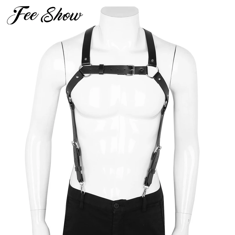 Мужские сексуальные регулируемые ремни для геев заднего вида костюмы косплея