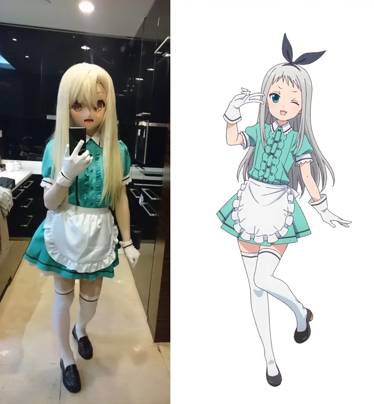 Женский костюм для косплея S Hinata Kaho японское аниме платье костюмированной
